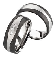 Bild von Partnerring Titan-Carbon / 7,0mm