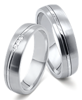 Bild von Partnerring Edelstahl-Titan / 5mm