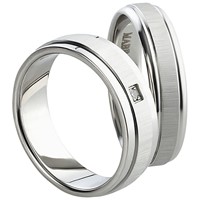 Bild von Partnerringe Edelstahl 6mm - Abverkauf