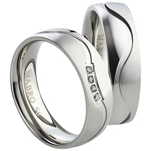 Bild von Partnerringe Edelstahl 6mm