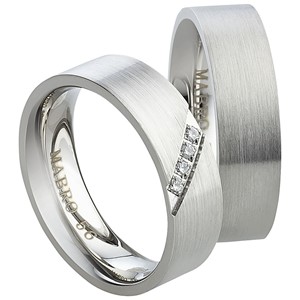 Bild von Partnerringe Edelstahl 6mm