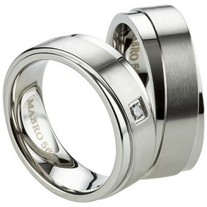 Bild von Partnerringe Edelstahl 6mm 