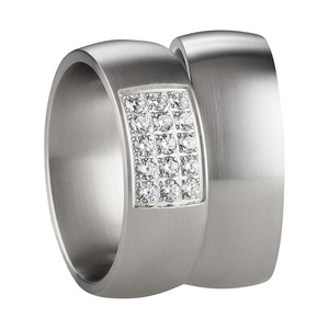 Bild von Partnerringe Edelstahl 7,5mm - Abverkauf 