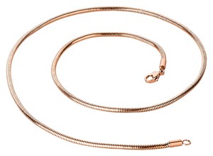 Bild von Schlangenkette Silber 925/- rosé vergoldet 1,0mm 36-55cm lang 