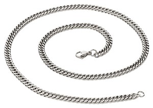 Bild von Doppelpanzerkette Silber 925/- rhodiniert 42-60cm lang 2,4x1,2 oder 4,4x1,4mm  