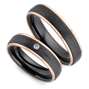 Bild von Partnerringe Titan-Keramik / 5mm