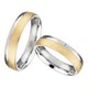 Bild von Ring Edelstahl PVD Gold bicolour Gr. 54-70 
