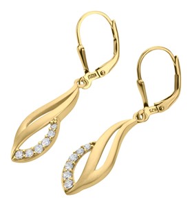 Bild von 925/-Ohrhänger rhodiniert 