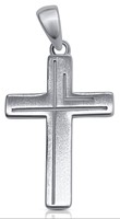 Bild von 925-/ Anhänger rhod. Kreuz