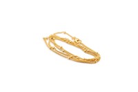 Bild von 925/- Armband / Kette filigran mit Kugel 19cm, 42cm oder 45cm  