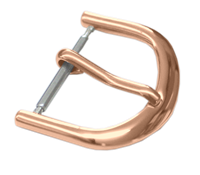 Bild von Edelstahl Dornschließe PVD Rosé 12-22mm breit 2St./VPE