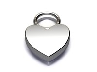 Bild von Copy of Titan Charm (1 Paar) Herz Titan oder Titan PVD Gold