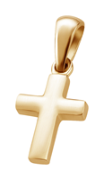 Bild von Edelstahl Anhänger Kreuz klein 14x11mm 