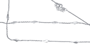 Bild von 925/- Collier 42+3 cm oder Armband 17+3cm 