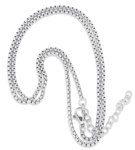 Bild von Venezianerkette gerundet 2,0mm Edelstahl mit Karabiner 38-60cm lang 