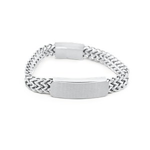 Bild von Edelstahl ID Armband 21cm / 2 Modelle 