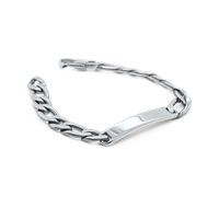 Bild von Edelstahl ID Armband 20cm
