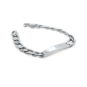 Bild von Edelstahl ID Armband 20cm 