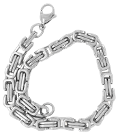 Bild von Königskette / Armband 6mm Edelstahl 21-60cm